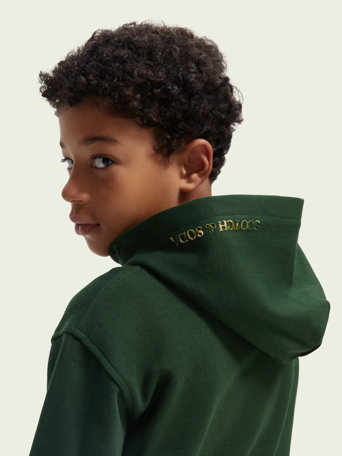 Scotch & Soda Boys Classic Hoodie _Green 167580-1214