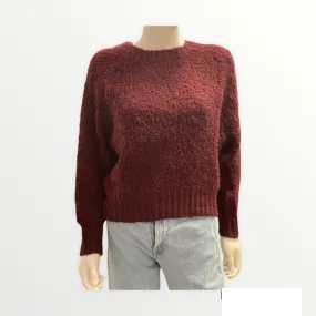 Smithy's women's sweater SW21WMA303ORDE burgundy