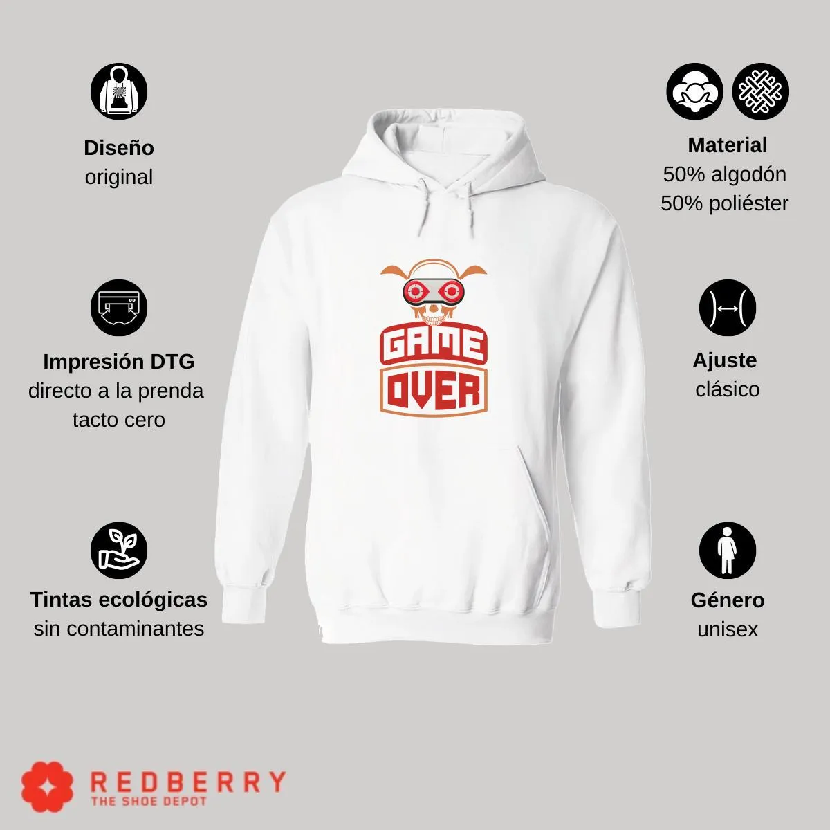 Sudadera Hombre  Hoodie Gamer Videojuegos Frases 021