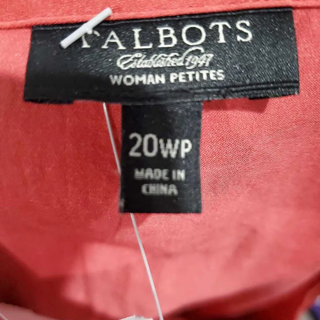 Talbots Petite Top 20WP