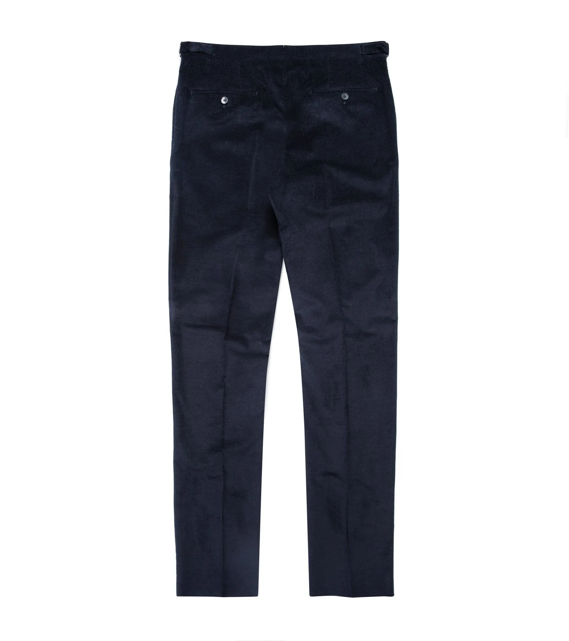 Trunk Wigmore Italian Cotton Needlecord Suit Trousers: Navy