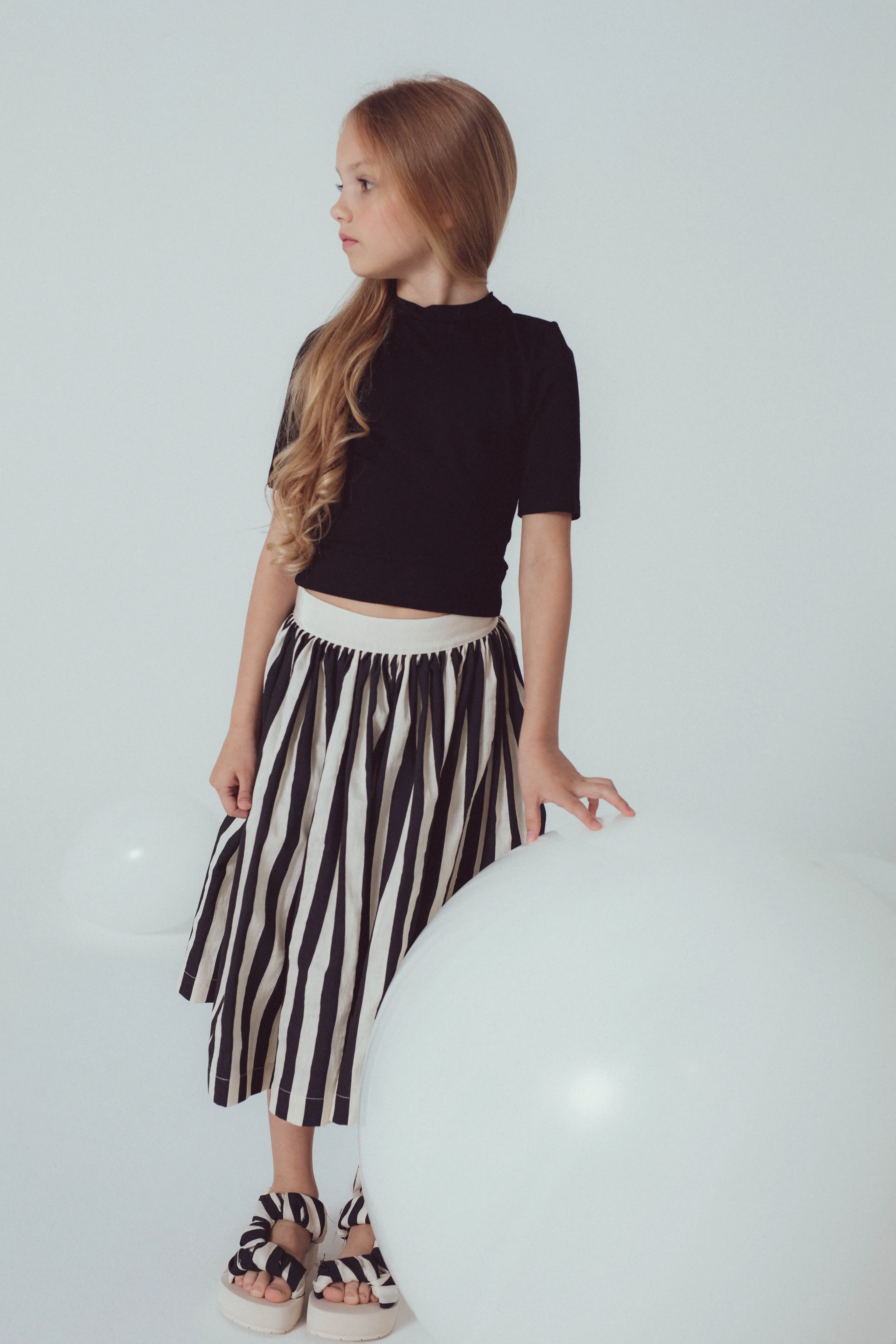 UNLABEL SS24 Anne Striped Skirt