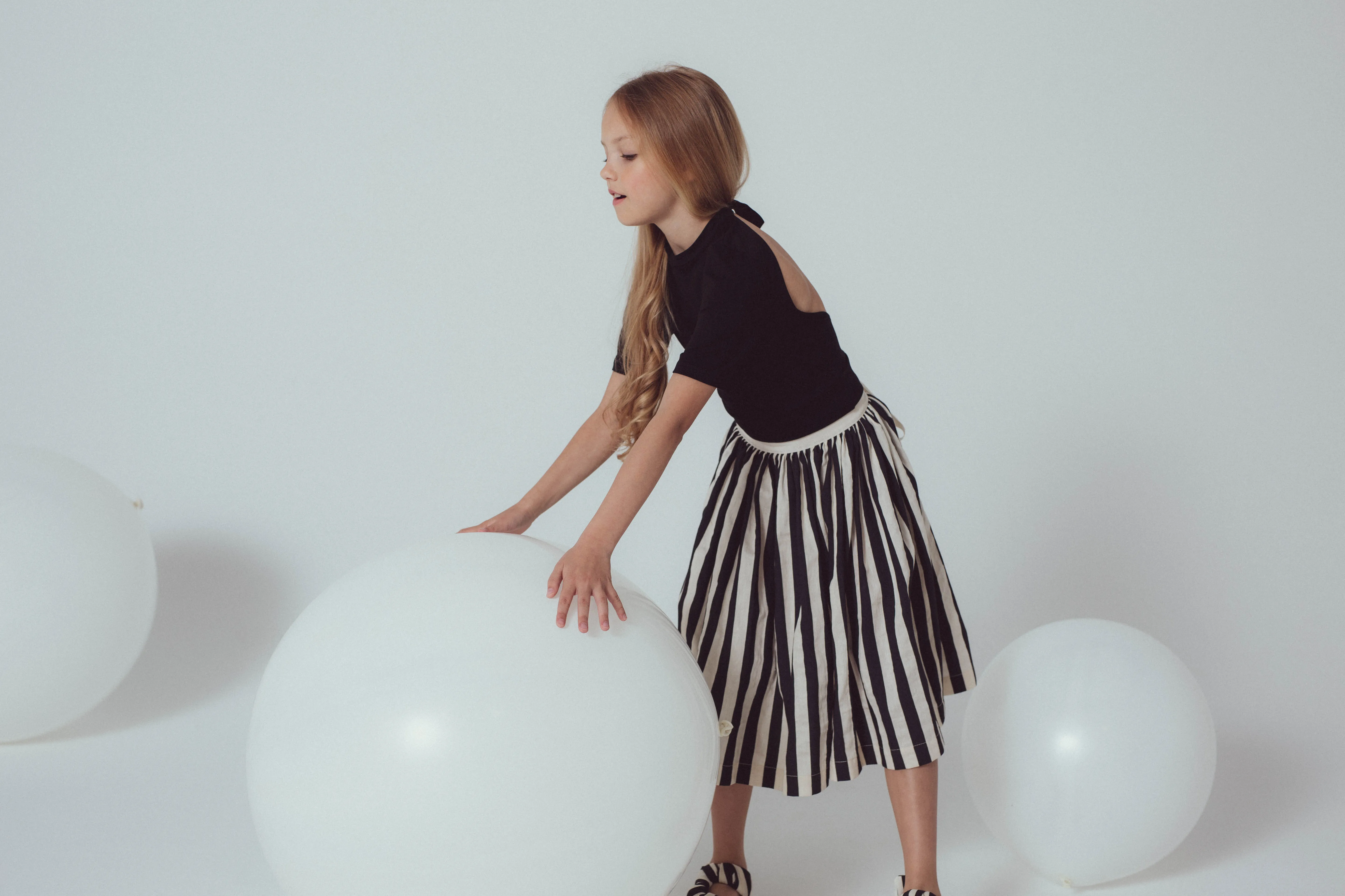 UNLABEL SS24 Anne Striped Skirt