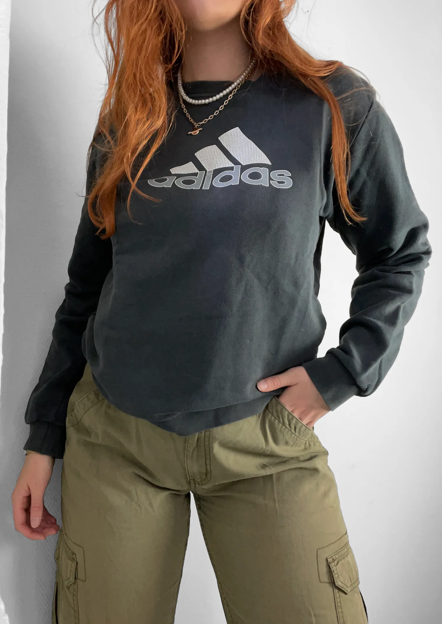 VINTAGE ADIDAS SWEATER S