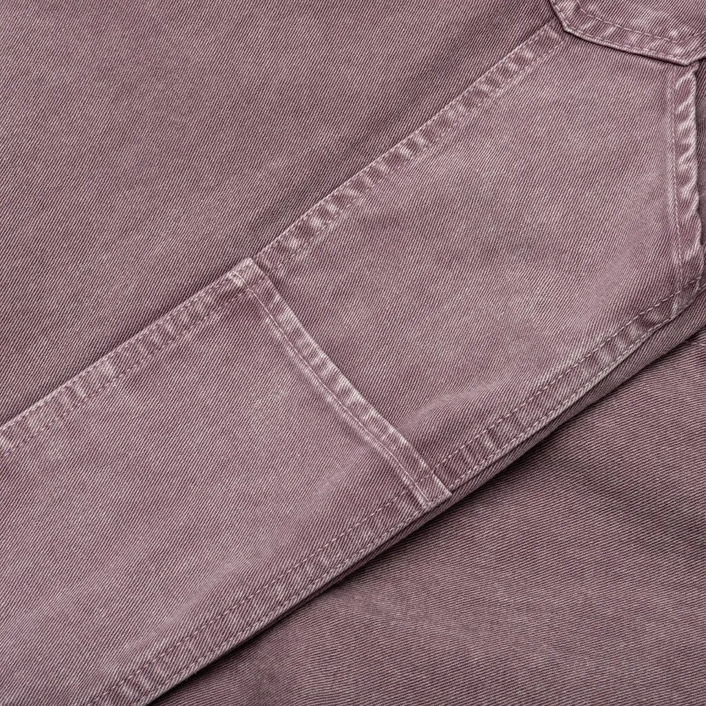 Washed Cotton Work Pant - Dark Mauve